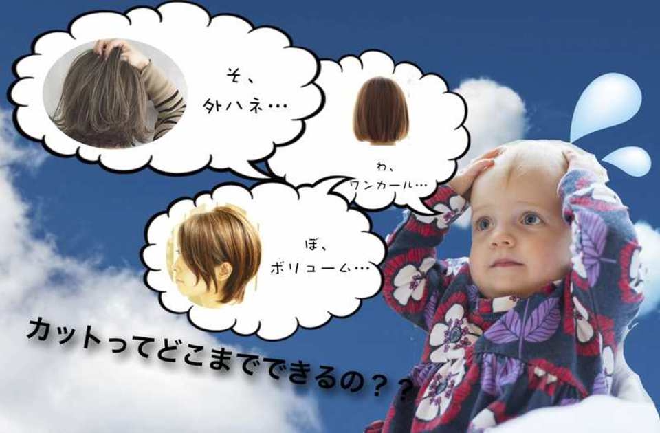 カット で表現できる ヘアスタイル の 限界 とは?